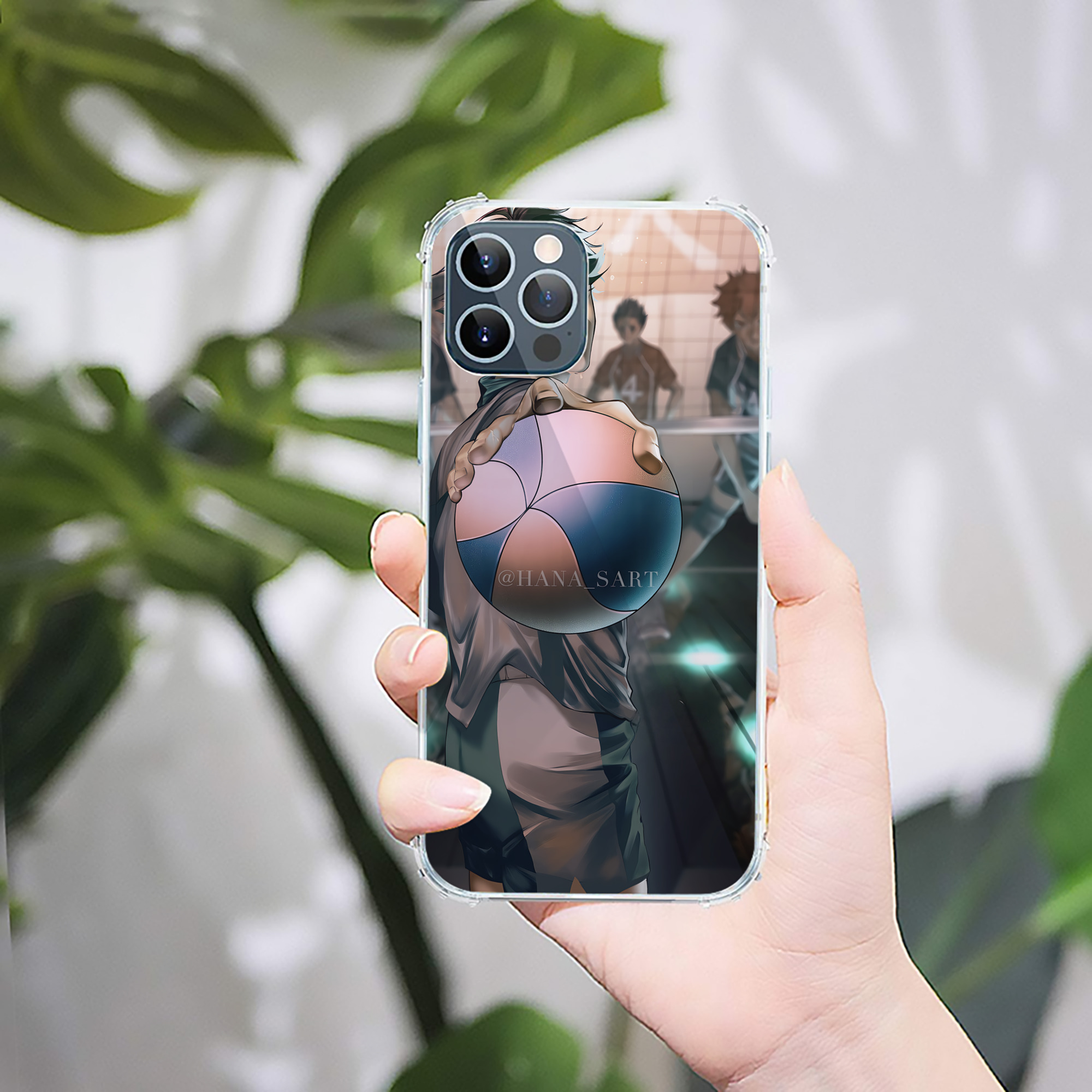 （画像用） ハイキュー!! Haikyu!! 【iPhone 12シリーズ対応】透明スマホケース（クリアソフトケース）